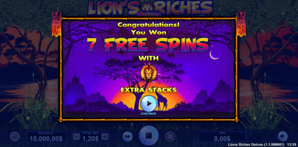 Lions Riches Deluxe Screenshot 3