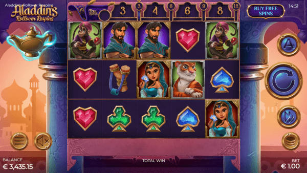 Aladdin's Rollover Respins Screenshot 3